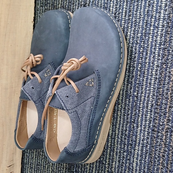 Nwt Birkenstock - Memphis Navy Shoe W 5 - Picture 3 of 6